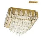 Потолочная люстра LED4U L9437-500-500 GD с функцией УД