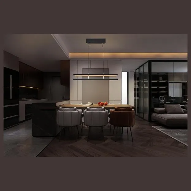 светильник подвесной, LED, 50W, 3000K Wertmark WE437.10.023 KORA