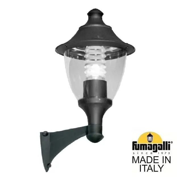 Светильник уличный настенный FUMAGALLI MIDIPILAR/GINO F50.254.000.AXE27 Светильник уличный настенный FUMAGALLI MIDIPILAR/GINO F50.254.000.AXE27