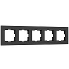 рамка Werkel W0052908 Slab черный софт a067785