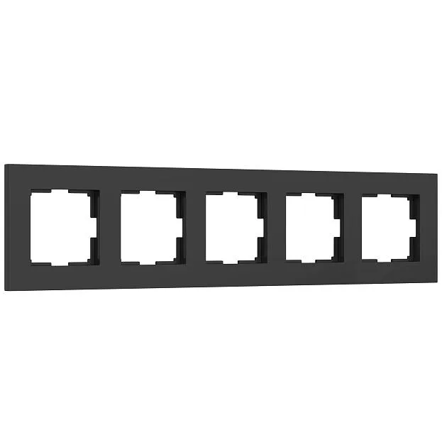 рамка Werkel W0052908 Slab черный софт a067785