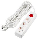 Розеточные блоки, удлинители Uniel S-GCU3-7B WHITE Ultra