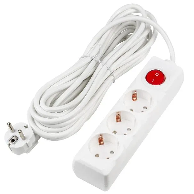 Розеточные блоки, удлинители Uniel S-GCU3-7B WHITE Ultra