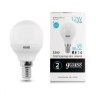 Лампа Gauss 53122 E14 12W 4100K матовая Elementary