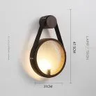 Бра ODMAR Цвет орех (имитация) Lampatron odmar-darkwood 8950-25341