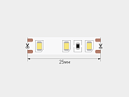 Светодиодная лента - 2835, 120 LED/м, 9,6 Вт/м, 12В , IP20, Цвет: Холодный белый SWG SWG-EC2120-12-9.6-W