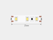 Светодиодная лента - 2835, 120 LED/м, 9,6 Вт/м, 12В , IP20, Цвет: Холодный белый SWG SWG-EC2120-12-9.6-W