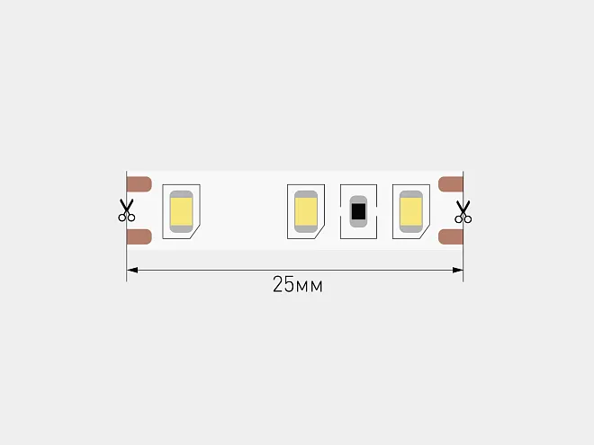 Светодиодная лента - 2835, 120 LED/м, 9,6 Вт/м, 12В , IP20, Цвет: Холодный белый SWG SWG-EC2120-12-9.6-W Светодиодная лента - 2835, 120 LED/м, 9,6 Вт/м, 12В , IP20, Цвет: Холодный белый SWG SWG-EC2120-12-9.6-W
