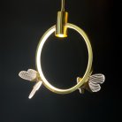 Подвесной Светильник Babetta Ring 1 L280 Brass 4000К 186736-23 ImperiumLoft
