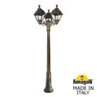 Садово-парковый фонарь FUMAGALLI ARTU BISSO/CEFA 3L U23.158.S30.BXE27 Античная бронза