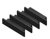Заглушка (комплект 4шт) Ambrella light GP8451 BK