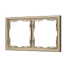 Рамка пластиковая FRM-NOBE-SFPL-2-GD Arlight 054217