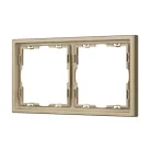 Рамка пластиковая FRM-NOBE-SFPL-2-GD Arlight 054217