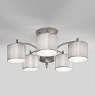 Потолочная люстра Eurosvet 60080/5 сатин-никель Adagio 00000083142