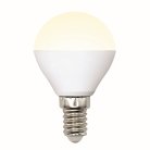 Лампочка светодиодная Uniel LED-G45-6W/WW/E14/FR/MB PLM11WH картон