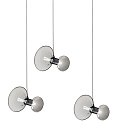 Подвесной светильник Lumina Deco LDP 6819-3 GY Warni