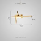 Бра REMUS BENCH Цвет латунь Lampatron remus-bench-brass 8982-25437