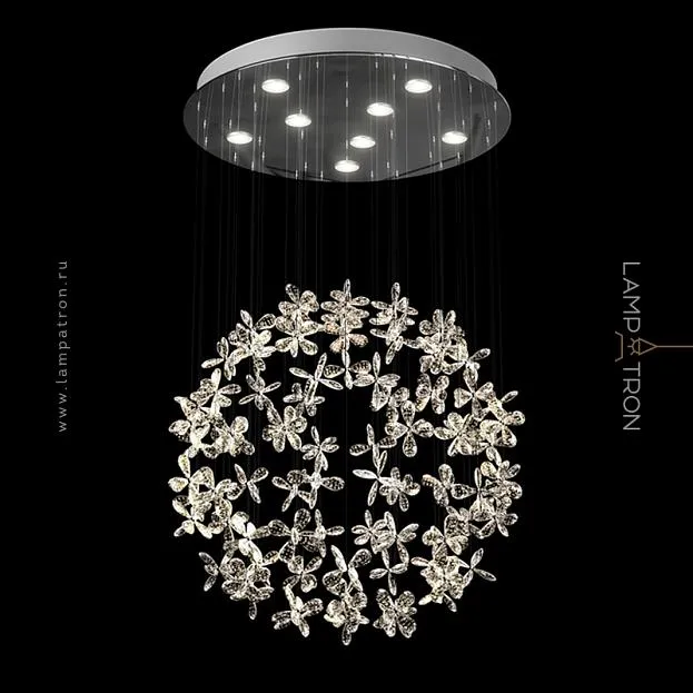 Люстра LUCIEN 4 лампы. Цвет Прозрачный. Белый свет Lampatron lucien-4-transparent-white 7274-20039 Люстра LUCIEN 4 лампы. Цвет Прозрачный. Белый свет Lampatron lucien-4-transparent-white 7274-20039