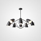Люстра на штанге ETA 8 Черный ImperiumLoft 178419-26 ETA01