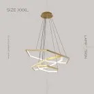 Кольцевые люстры и светильники OCTANT Размер XXXL. Цвет Латунь Lampatron 5798-15333