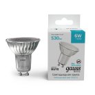 Лампа светодиодная GU10 6W 4000K матовая Gauss 10106262 Basic