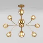 Потолочная люстра Eurosvet 30179 матовое золото Astro a057440