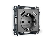 Комплект механизма электрической розетки Ambrella Volt MA659010 QUANT