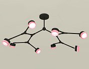 Люстра на штанге Ambrella light XB9060200/8 SBK/PI