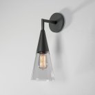 Светильник садово-парковый со стеклянным плафоном Elektrostandard 35171/D черный Vesto a066198
