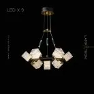 Кольцевые люстры и светильники OGMUND 9 ламп Lampatron ogmund-9 7566-21171