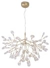 Светильник подвесной Crystal Lux EVITA SP63 GOLD/TRANSPARENT 1692/263