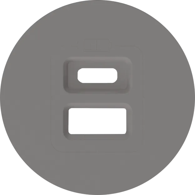 Накладка для розеток USB, матовый кашемир, Donel DO28635 D16