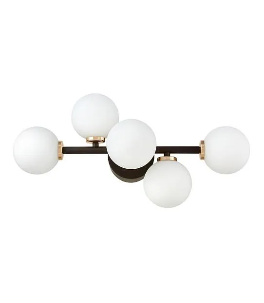 Бра Lumina Deco LDW 6033-5 BK+F.GD Marsiada