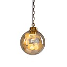Подвесной светильник Delight Collection KG1148P brass/amber Soap