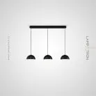 Готовая комбинация светильников TEODOR TRIO Цвет Черный Lampatron 7527-20984