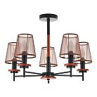 Потолочная люстра MyFar MR1851-5C Daniel