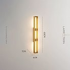 Бра ERKER WALL Размер S. Цвет латунь Lampatron f-erker-wall-s-brass 8515-23562