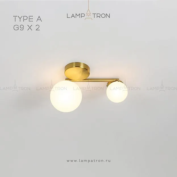 Потолочный светильник ELBOW 2 лампы. Тип A Lampatron elbow-2-a 4415-11163 Потолочный светильник ELBOW 2 лампы. Тип A Lampatron elbow-2-a 4415-11163