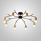 Потолочная люстра LES L8 Black ImperiumLoft 241175-26 LES01