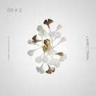 Бра JULIETTA B WALL 2 лампы Lampatron 7157-19624