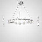 Кольцевые люстры и светильники NICOLETTA CHROME 15 плафонов Lampatron 8593-23937