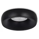 Светильник встраиваемый, GU10, D95xH35мм, IP20, черный, без лампы Donel DN02003R1B DN02