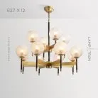 Люстра CHLOE 12 ламп Lampatron 7279-20069