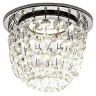 Встраиваемый светильник Ambrella light K2075 CH/CL Crystal
