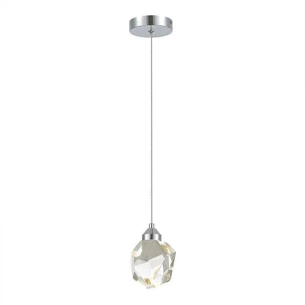 Подвес Хром/Прозрачный LED 1*3W 3000K ST-Luce SL6114.103.01 CASCATO Подвес Хром/Прозрачный LED 1*3W 3000K ST-Luce SL6114.103.01 CASCATO
