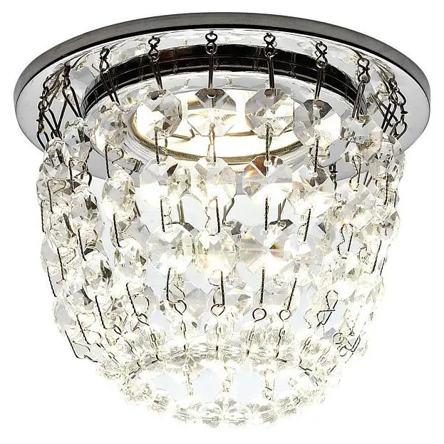 Встраиваемый светильник Ambrella light K2075 CH/CL Crystal Встраиваемый светильник Ambrella light K2075 CH/CL Crystal