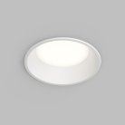 Встраиваемый влагозащищенный светильник 18 Вт LED 3000-4000-6500K, IP44, алюминий, акрил Denkirs DK2451-WH TRIM