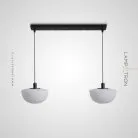 Подвесной светильник INDA 2 подвеса. Размер S. Матовое стекло Lampatron 8747-24600