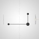 Бра DOTS SLIM Размер L. Цвет черный Lampatron 3170-23500