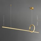 Реечный, рядный светильник MOFFIT B LONG Размер S. Цвет Латунь Lampatron moffit-b-long-s-brass 7570-21181